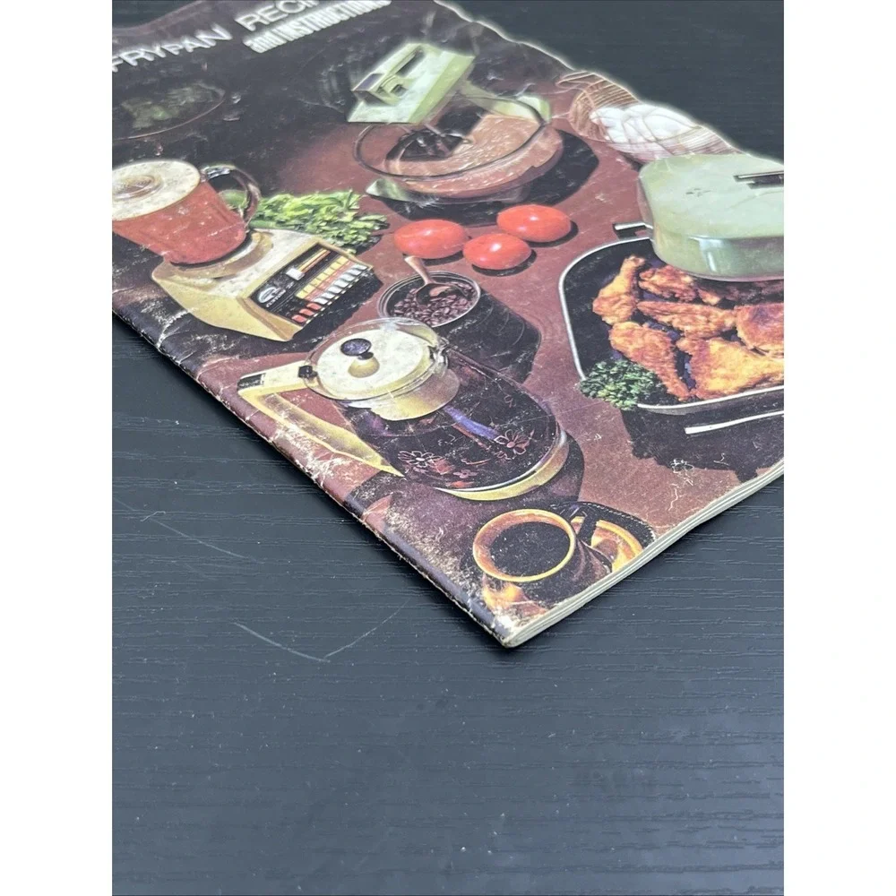 Sunbeam Frypan Recipes Instructions Manual Electric Skillet Cookbook‎ Vintage